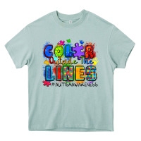 Arona color outside the lines autism awareness Heavy Core Tee - Zillion Design Studio