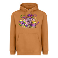 Meerkat Mardi Gras pig Heavyweight Hoodie - LillyAllenDesigns
