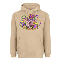 Mushroom Mardi Gras pig Heavyweight Hoodie - LillyAllenDesigns