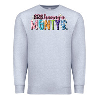 Heather Grey having a menty b Premium Sweatshirt - Artiststas