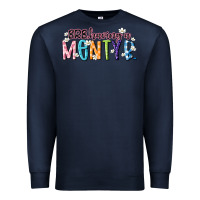 Navy having a menty b Premium Sweatshirt - Artiststas