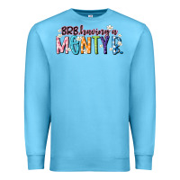 Ocean Blue having a menty b Premium Sweatshirt - Artiststas