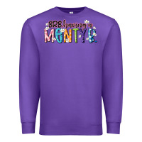 Purple having a menty b Premium Sweatshirt - Artiststas