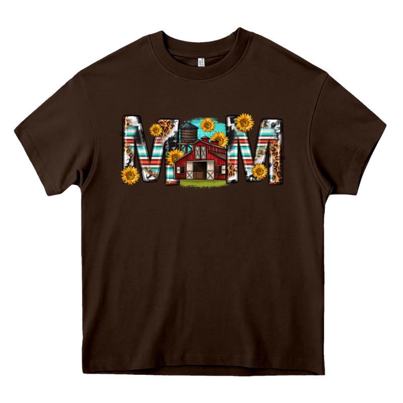 Barn Mom Western Mother S Day Heavy Core Tee by texasbilliewilder | Teevron