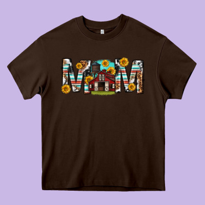 Barn Mom Western Mother S Day Heavy Core Tee Designed By Texasbilliewilder
