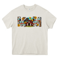 Cream barn mom western mother s day Heavy Core Tee - texasbilliewilder