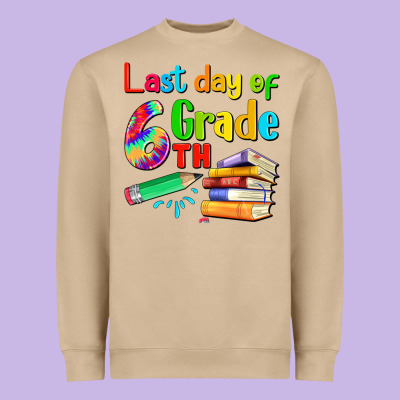 Last Day Of Sixth Grade Heavyweight Sweatshirt Designed By Artiststas