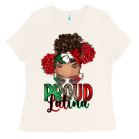 Bone Proud Latina messy bun Ladies Tee - RanaPortraitStore