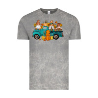 Cloud Rock fall gnomes truck pumpkin sunflowers Vintage Tee - Artiststas