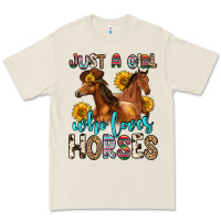 Bone just a girl who loves horses Premium Tee - Zillion Design Studio