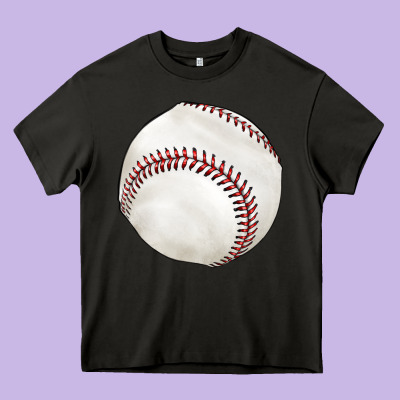 Baseball Heavy Core Tee Designed By Texasbilliewilder