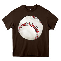 Chocolate Brown baseball Heavy Core Tee - texasbilliewilder