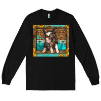 Black Western Cute Pig Long Sleeve Tee - LillyAllenDesigns