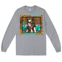 Heather Grey Western Cute Pig Long Sleeve Tee - LillyAllenDesigns