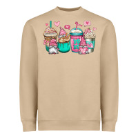 Mushroom valentines day gnomes coffee cups Heavyweight Sweatshirt - Jasminsmagicworld