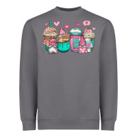 Storm valentines day gnomes coffee cups Heavyweight Sweatshirt - Jasminsmagicworld