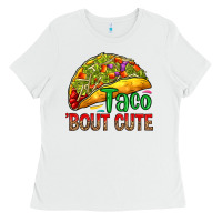 White Taco 'bout cute Ladies Tee - RanaPortraitStore