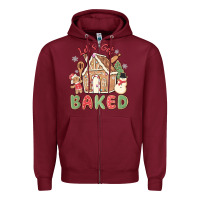 Burgundy let's get baked Zipper Hoodie - MaliasSmallBusiness