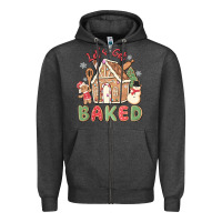 Charcoal Heather let's get baked Zipper Hoodie - MaliasSmallBusiness