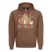 Chestnut let's get baked Zipper Hoodie - MaliasSmallBusiness