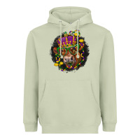 Matcha Mardi Gras red Angus Heavyweight Hoodie - LillyAllenDesigns