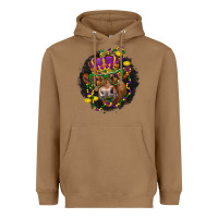 Toasted Coconut Mardi Gras red Angus Heavyweight Hoodie - LillyAllenDesigns