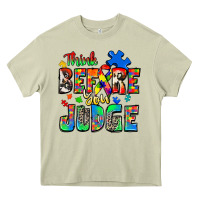 Mossy think before you judge autism Heavy Core Tee - Zillion Design Studio