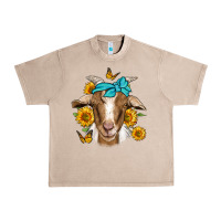 Sunflower Bandana Goat Urban Heavy Tee | Teevron