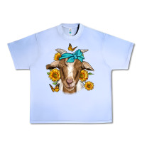 Grape Ice sunflower bandana goat Urban Heavy Tee - Jasminsmagicworld