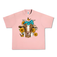 Salmon sunflower bandana goat Urban Heavy Tee - Jasminsmagicworld
