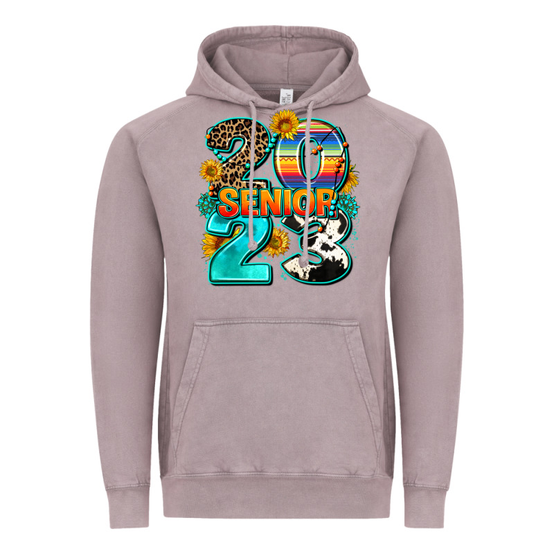 Senıor 2023 Vintage Hoodie by AdoDesignShop | Teevron