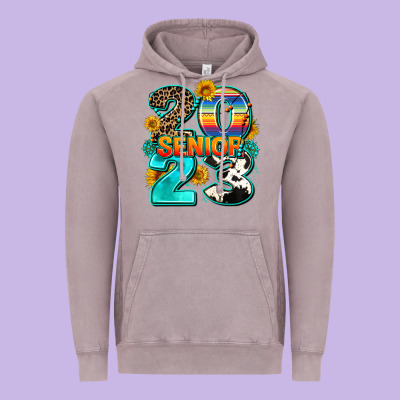Senıor 2023 Vintage Hoodie Designed By Adodesignshop