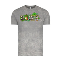 Cloud Rock lucky with gnome and  shamrocks Vintage Tee - AdoDesignShop