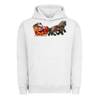 Pigment Lunar Rock santa riding his sleigh with gifts Urban Hoodie - CowGirlArtShop