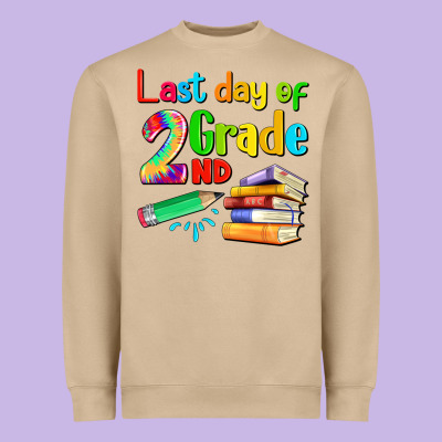 Last Day Of Second Grade Heavyweight Sweatshirt Designed By Artiststas