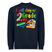 Navy last day of second grade Heavyweight Sweatshirt - Artiststas