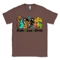 Chestnut peace love cross Classic Tee - AdoDesignShop