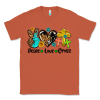 Copper peace love cross Classic Tee - AdoDesignShop