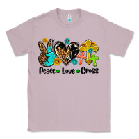 Lilac peace love cross Classic Tee - AdoDesignShop