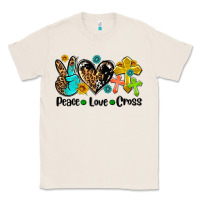 Natural peace love cross Classic Tee - AdoDesignShop