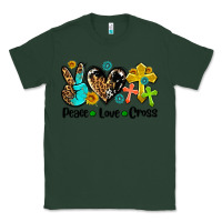 Sports Green peace love cross Classic Tee - AdoDesignShop