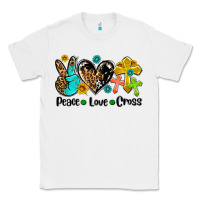 White peace love cross Classic Tee - AdoDesignShop