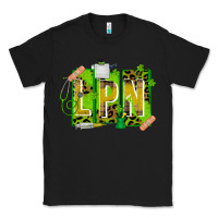 Black St. Patricks Day Lpn Classic Tee - CowhideDigitalArt