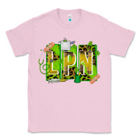 Bubblegum Pink St. Patricks Day Lpn Classic Tee - CowhideDigitalArt