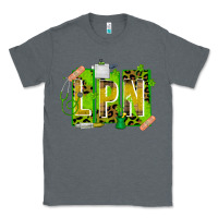 Charcoal Heather St. Patricks Day Lpn Classic Tee - CowhideDigitalArt