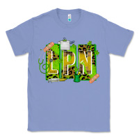 Colony Blue St. Patricks Day Lpn Classic Tee - CowhideDigitalArt