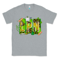 Heather Grey St. Patricks Day Lpn Classic Tee - CowhideDigitalArt