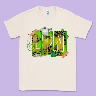 St. Patricks Day Lpn Classic Tee Designed By Cowhidedigitalart