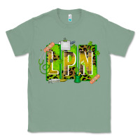 Sage St. Patricks Day Lpn Classic Tee - CowhideDigitalArt