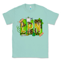 Seafoam St. Patricks Day Lpn Classic Tee - CowhideDigitalArt